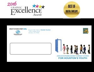 2015 Boys & Girls Clubs of Greater Houston Outside Envelope - Appeal Letter