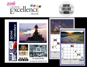 2016-04-13 PIGC GEA GRAPHIC EXCELLENCE AWARD - DIGITAL PRINTING - BEB CALENDAR