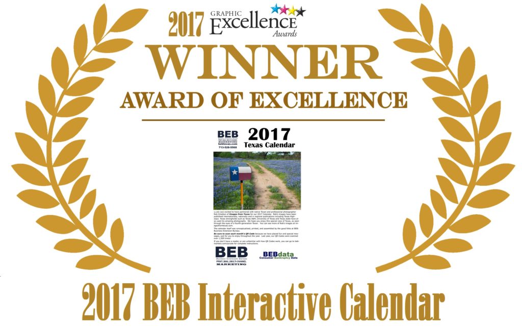 2017-04 GEA AWARD OF EXCELLENCE 2017 BEB INTERACTIVE CALENDAR