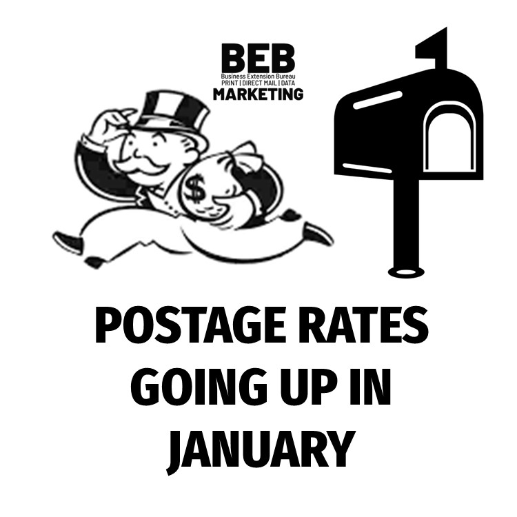 POSTAGE RATES GOING UP IN JANUARY | BEBTEXAS